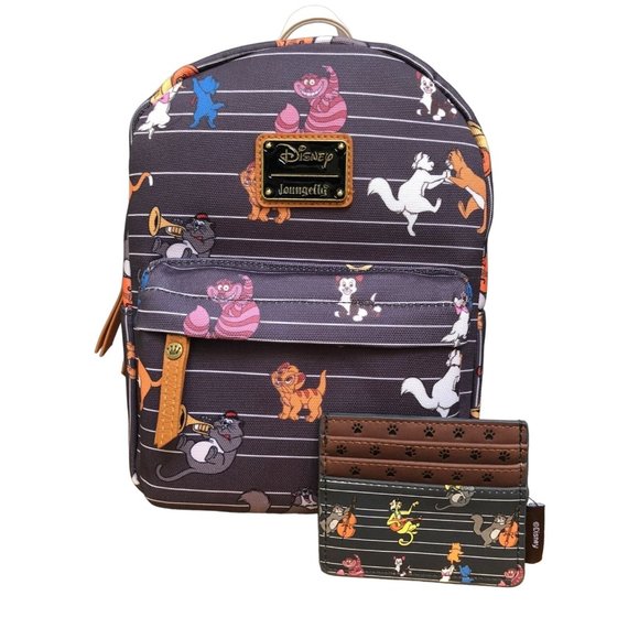 Loungefly Disney Cats Backpack/Wallet main image 5